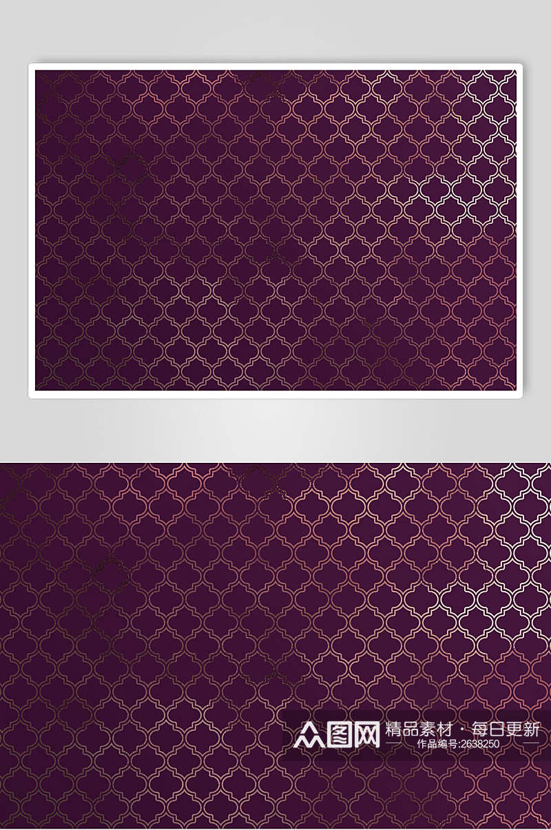 紫色渐变复古风布料纹样图片素材