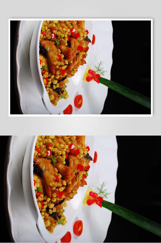 金麦炒蟮球餐饮食物图片