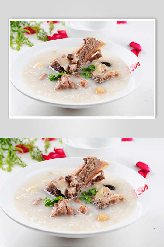 咸猪骨粥餐饮高清图片