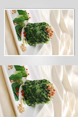 松仁小青菜食品高清图片