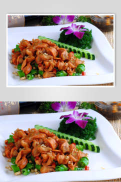 麦香黄喉菇餐饮食品图片