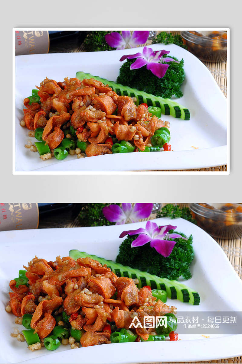 麦香黄喉菇餐饮食品图片素材