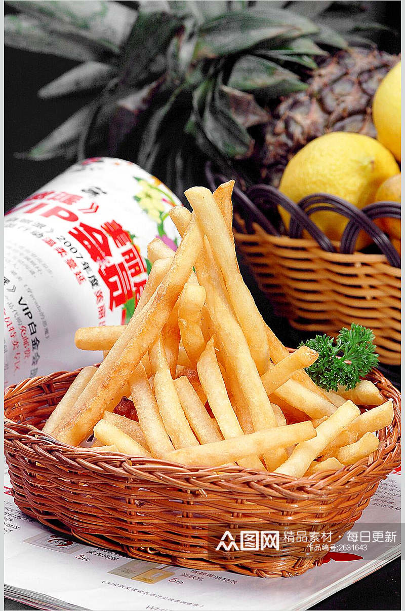 法式薯条餐饮食品图片素材