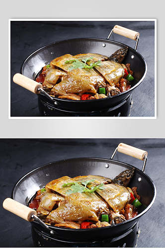 干锅甲鱼餐饮摄影图片