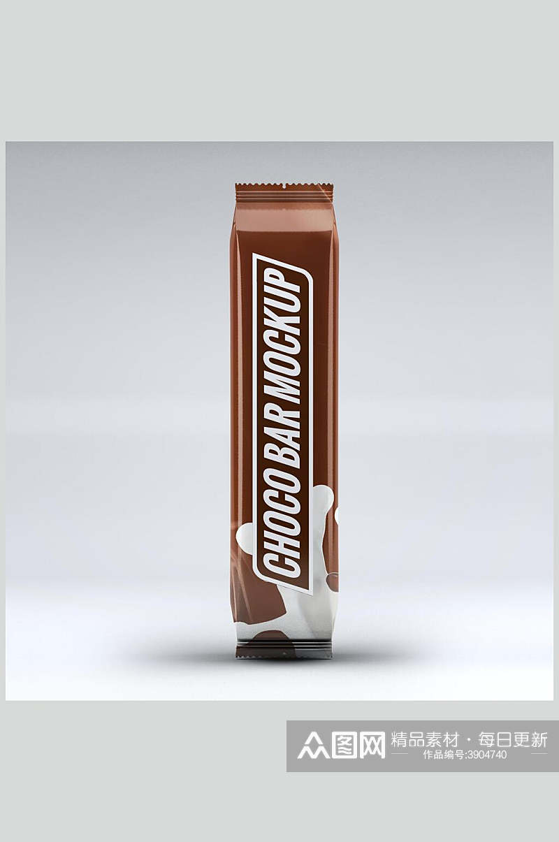 炫酷高端创意巧克力包装样机素材