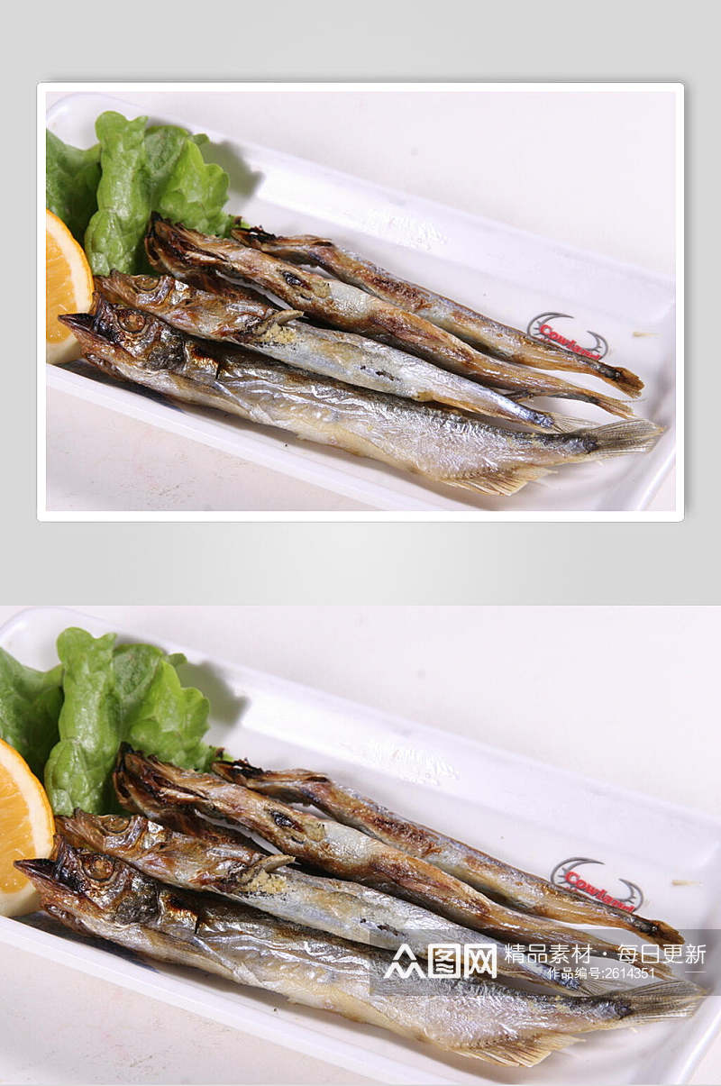 多春鱼餐饮高清图片素材