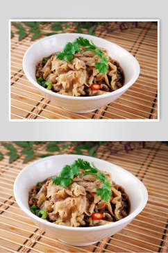 热肥牛豆腐煲食物高清图片