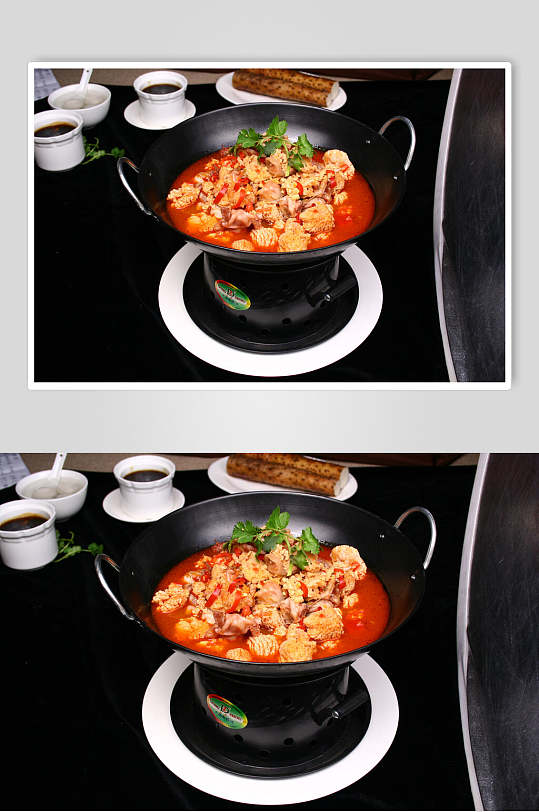 干锅鱼三节餐饮摄影图片