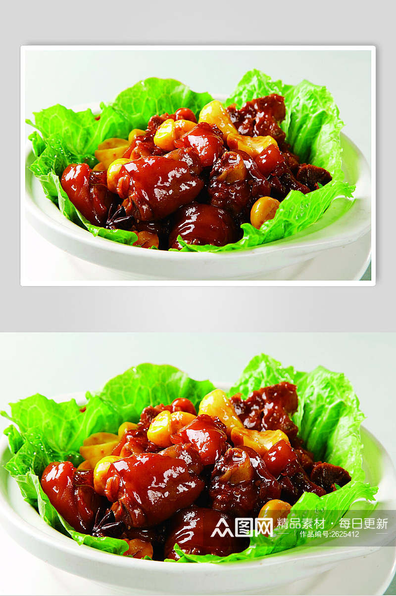 板栗猪蹄餐饮食品图片素材