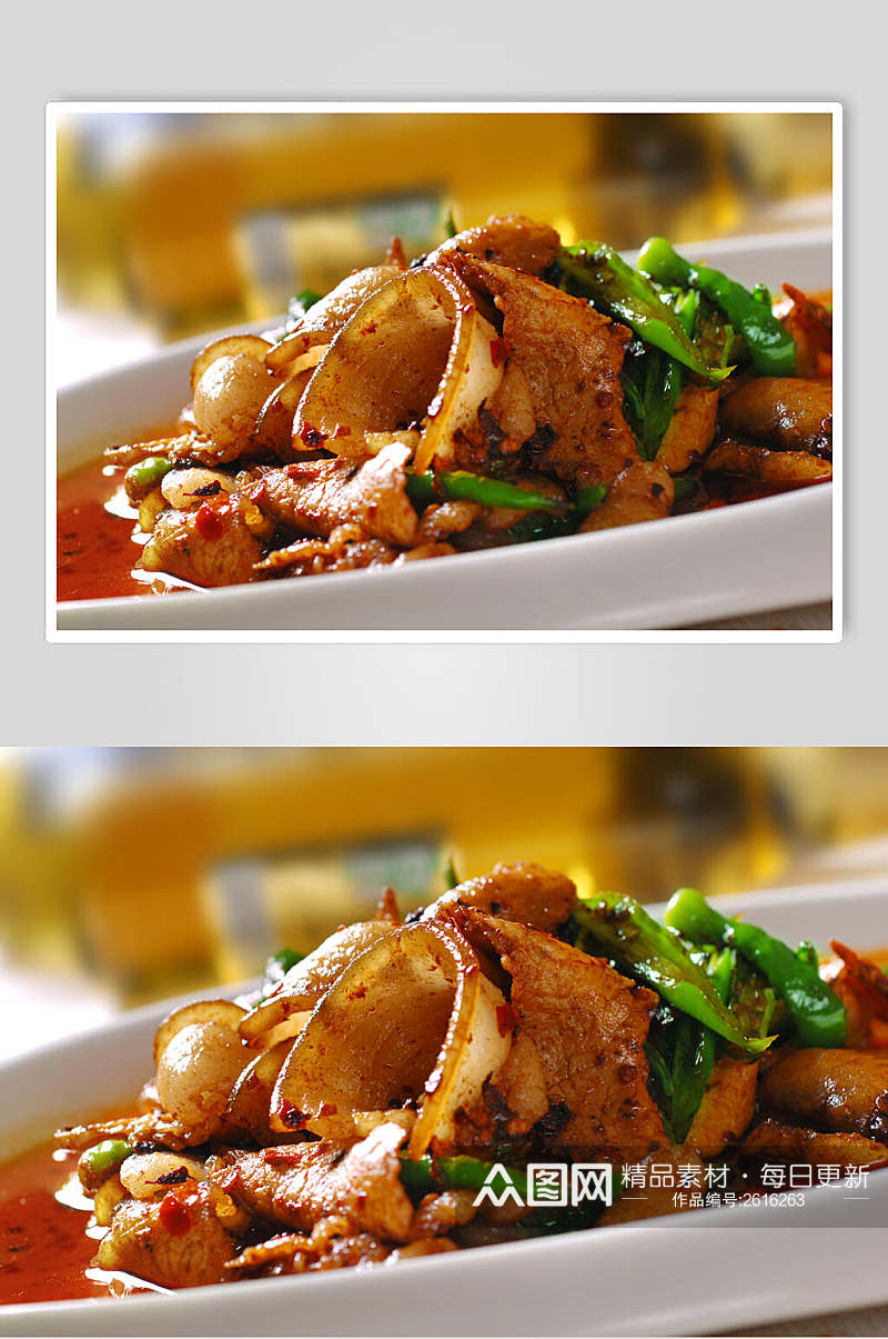 汉州回锅肉食物图片素材