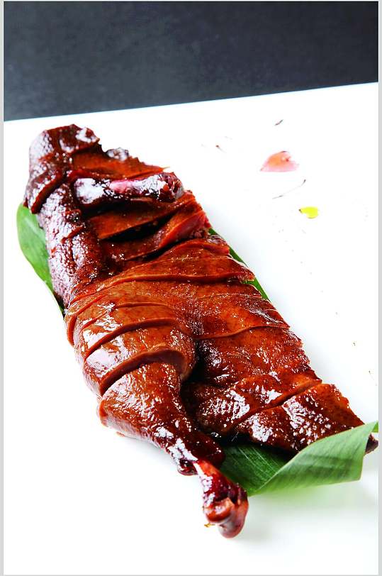 招牌杭式酱鸭食物摄影图片