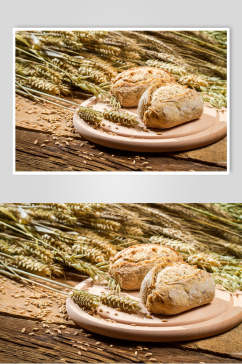 招牌烤面包食物高清图片
