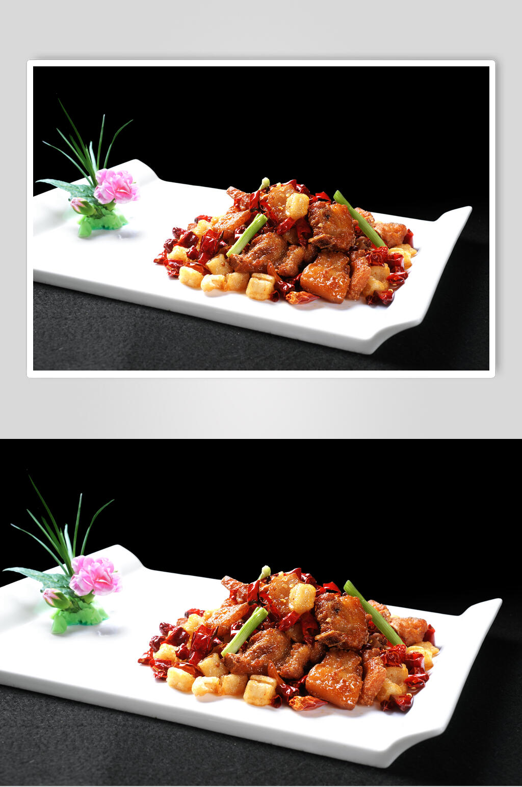香辣海山骨香辣味餐饮摄影图片素材