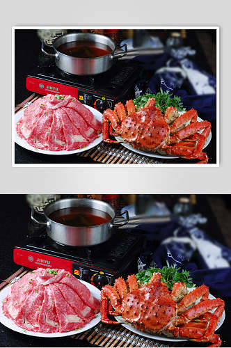 松板帝王锅食物高清图片