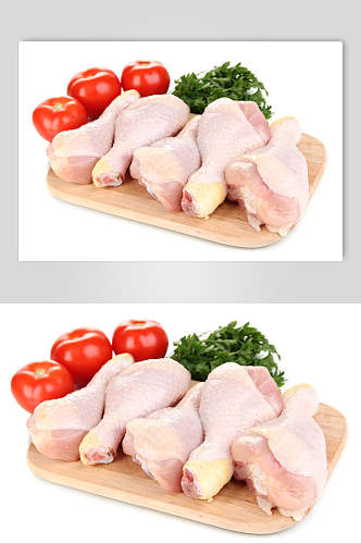鲜香食物鸡肉鸡腿摄影图