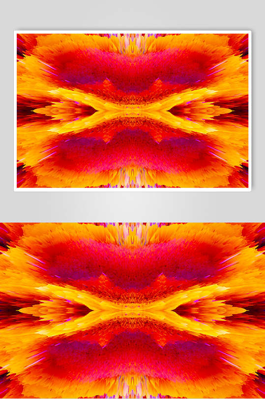 橙色放射性几何形状背景贴图高清图片