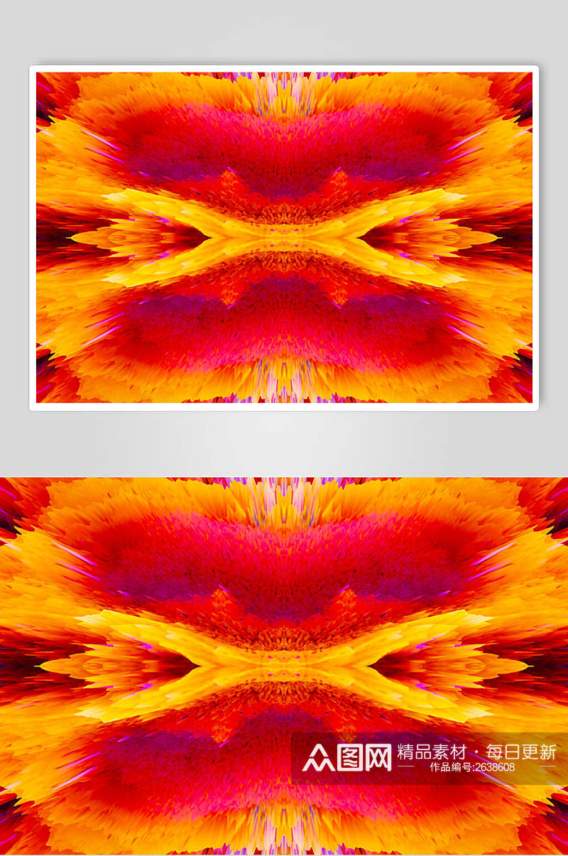 橙色放射性几何形状背景贴图高清图片素材