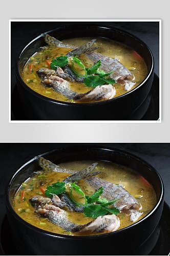 河鲜酸菜土凤食物摄影图片