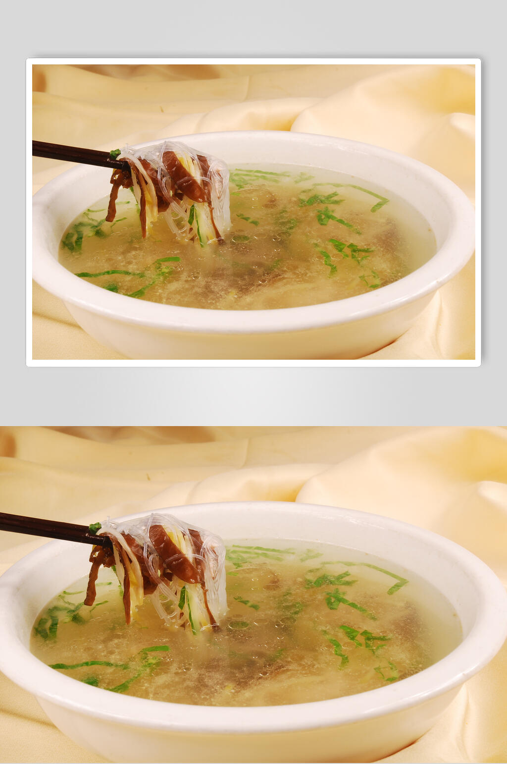 榨菜肉丝汤食物高清图片素材