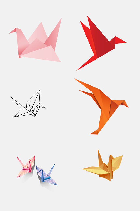 千纸鹤免抠图片-千纸鹤免抠素材下载-众图网