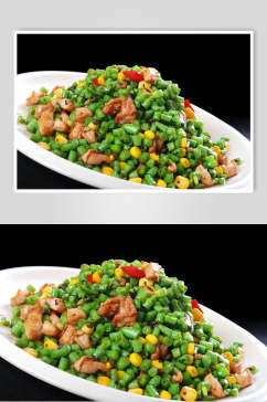 鲜豇豆碎角食物图片