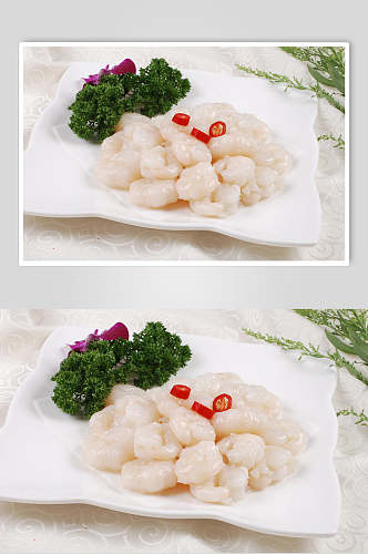 水晶虾仁食品摄影图片