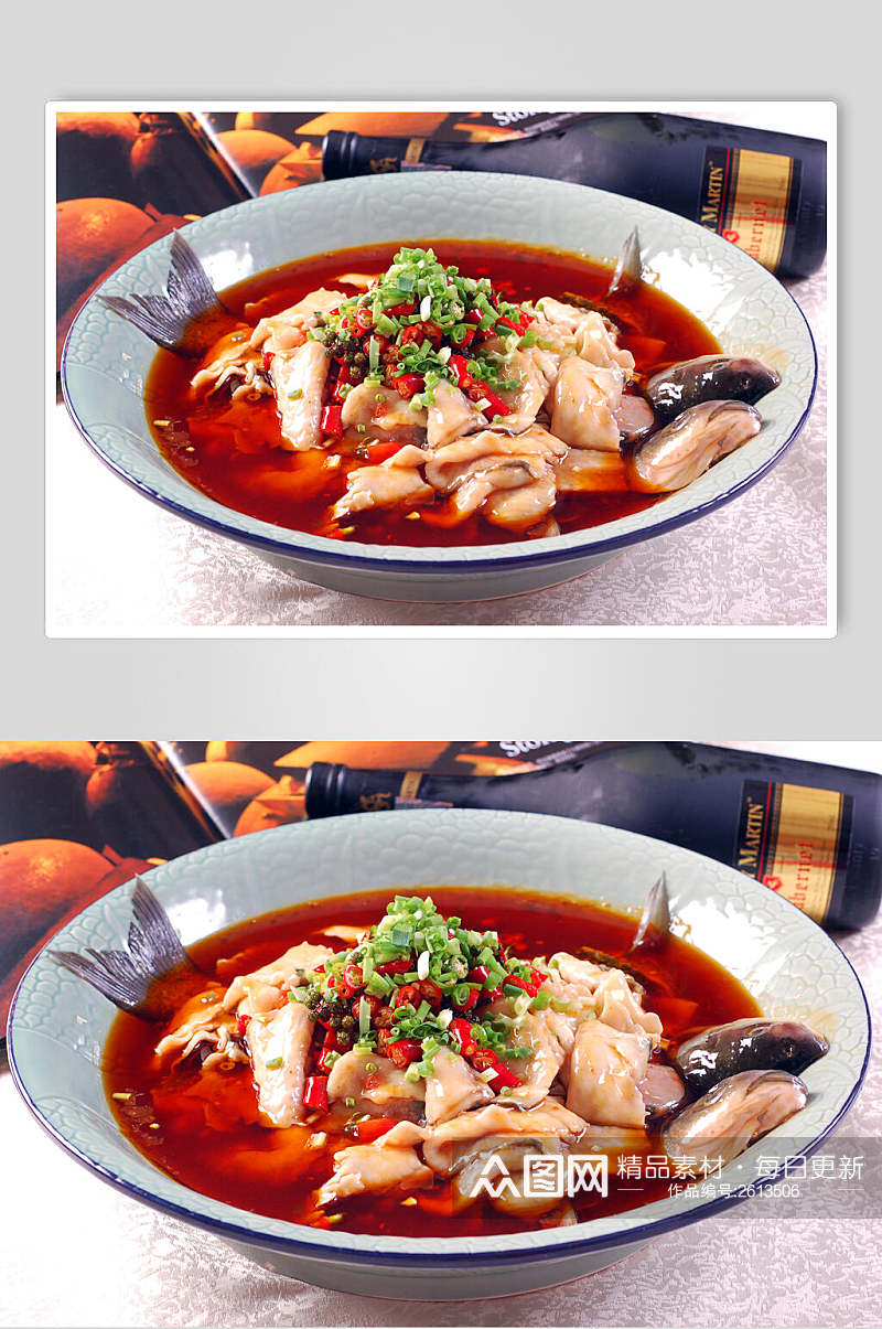 川椒片片鱼餐饮摄影图片素材
