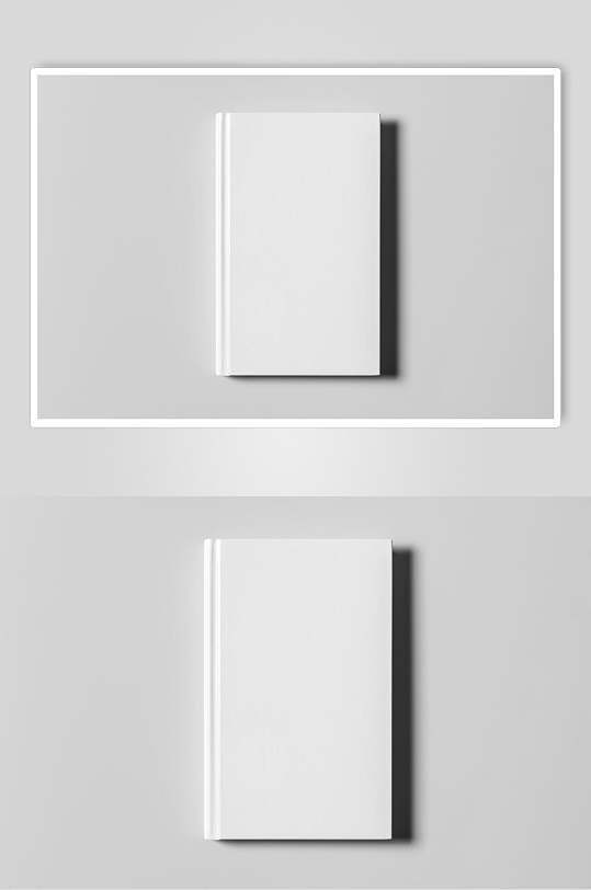 白膜贴图书封面笔记本书籍样机