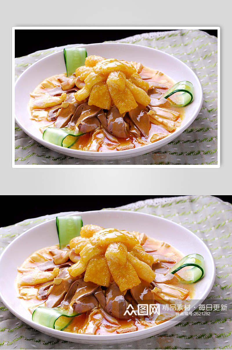 三鲜竹荪餐饮食品图片素材