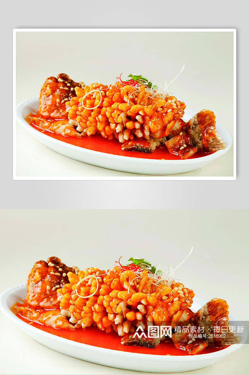 松鼠桂鱼食物摄影图片素材