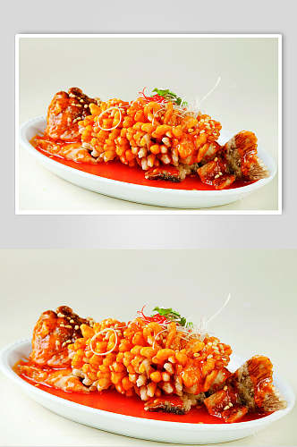 松鼠桂鱼食物摄影图片