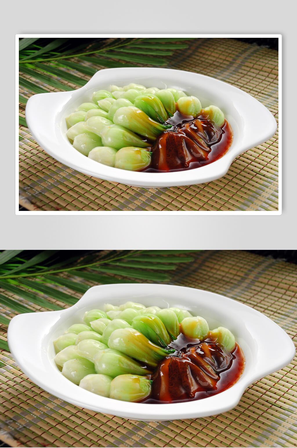 香菇扒菜胆餐饮食品图片素材