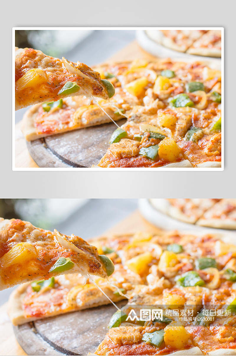 精品美味美食披萨食物摄影图片素材