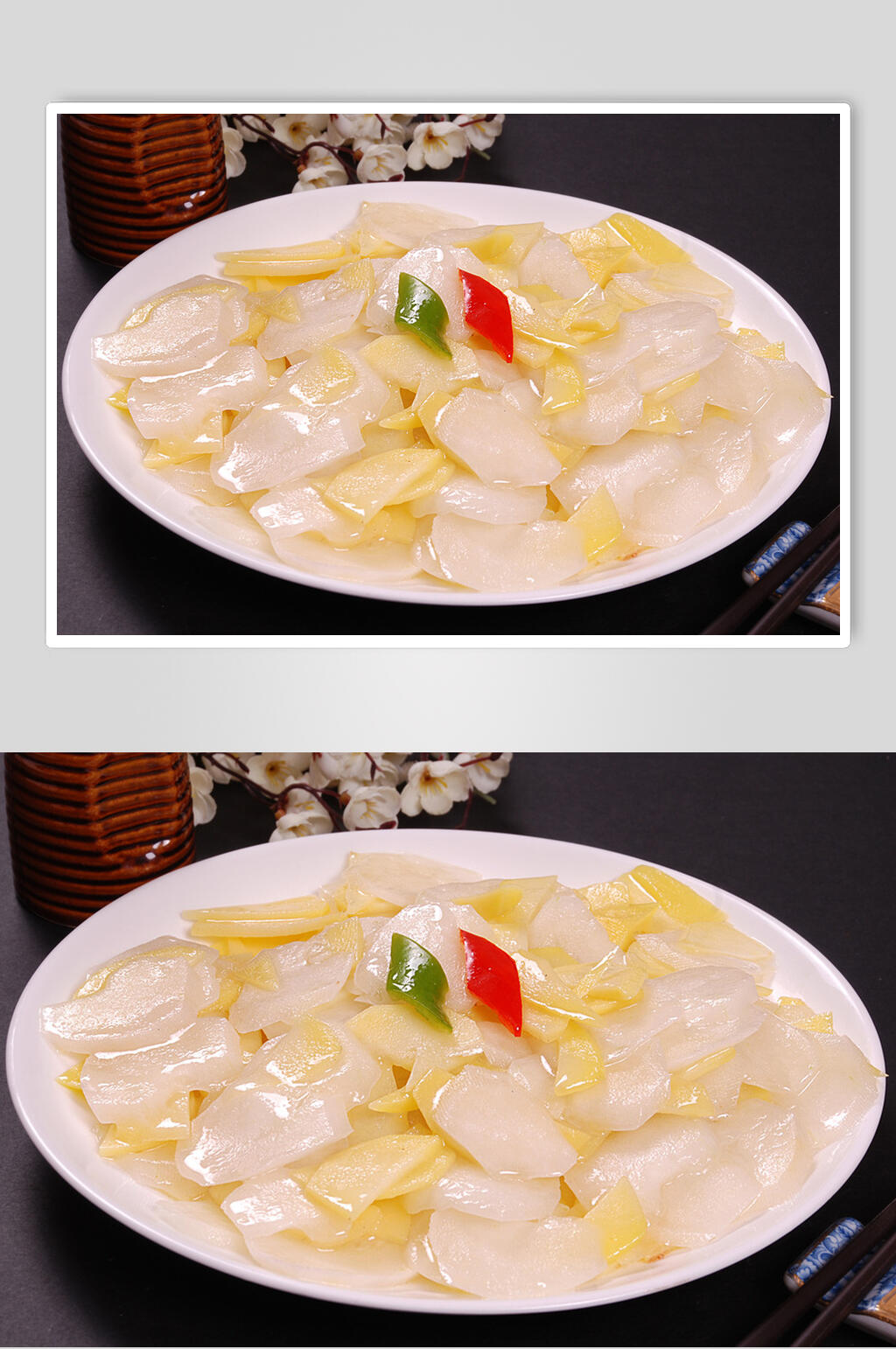 老黄瓜炒土豆片食物图片素材