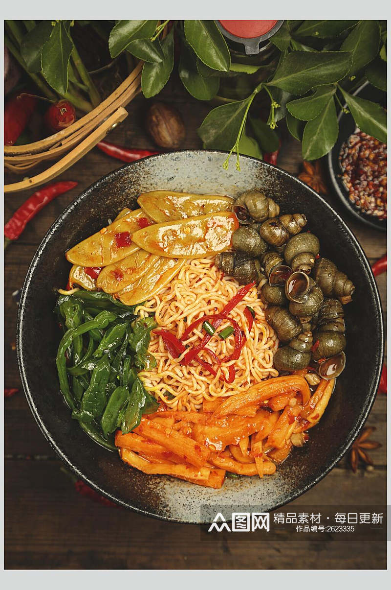 干捞螺蛳粉餐饮食品图片素材