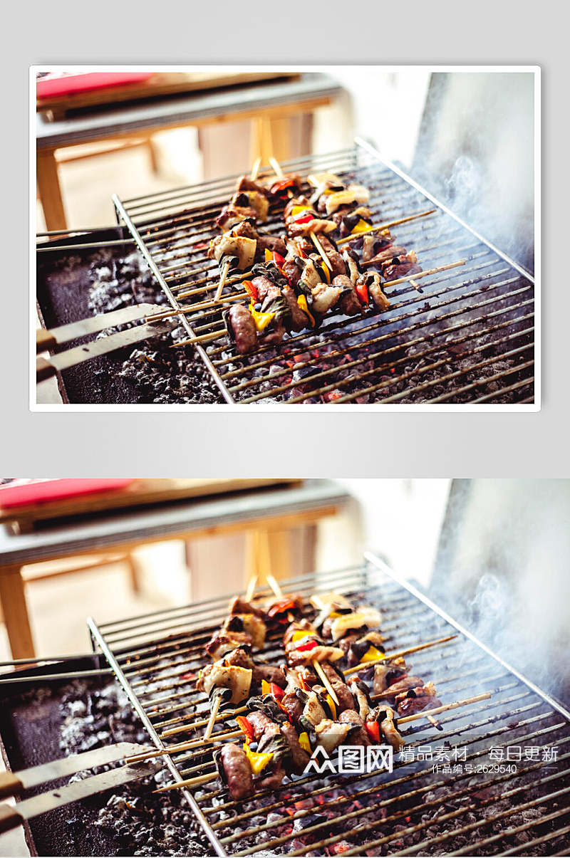 飘香美味烤串餐饮食品图片素材