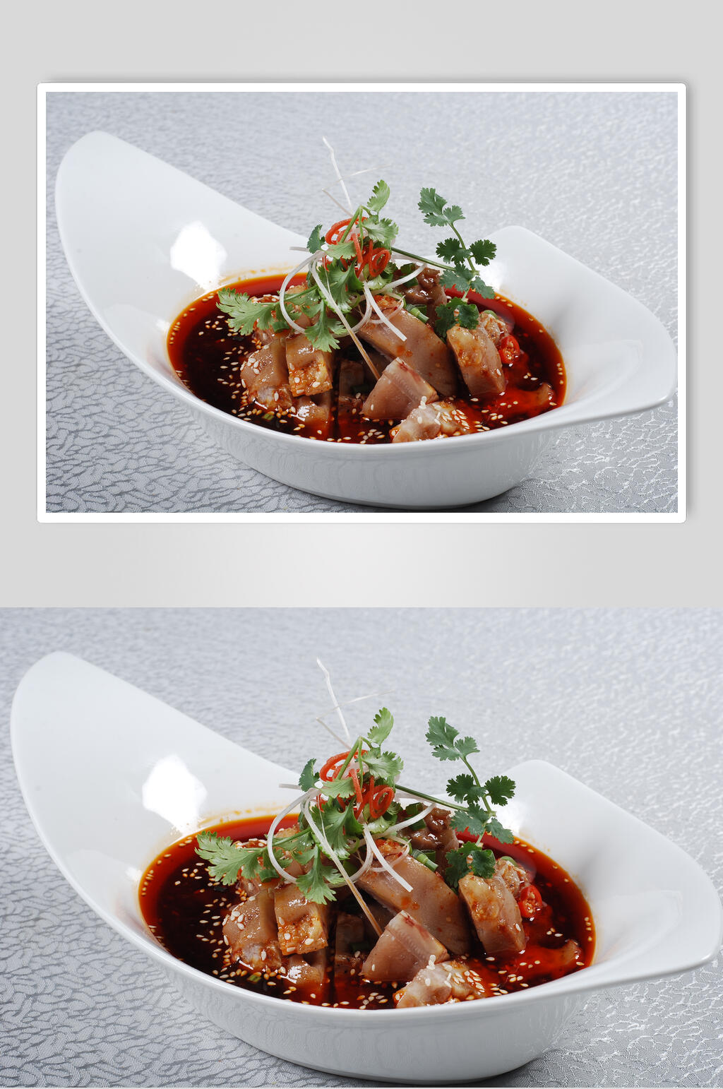 醋椒蹄花食物摄影图片素材