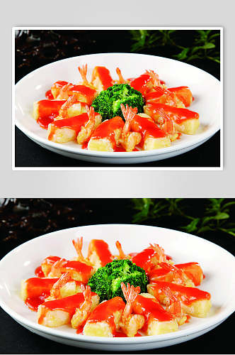 泰汁龙皇豆腐食物高清图片