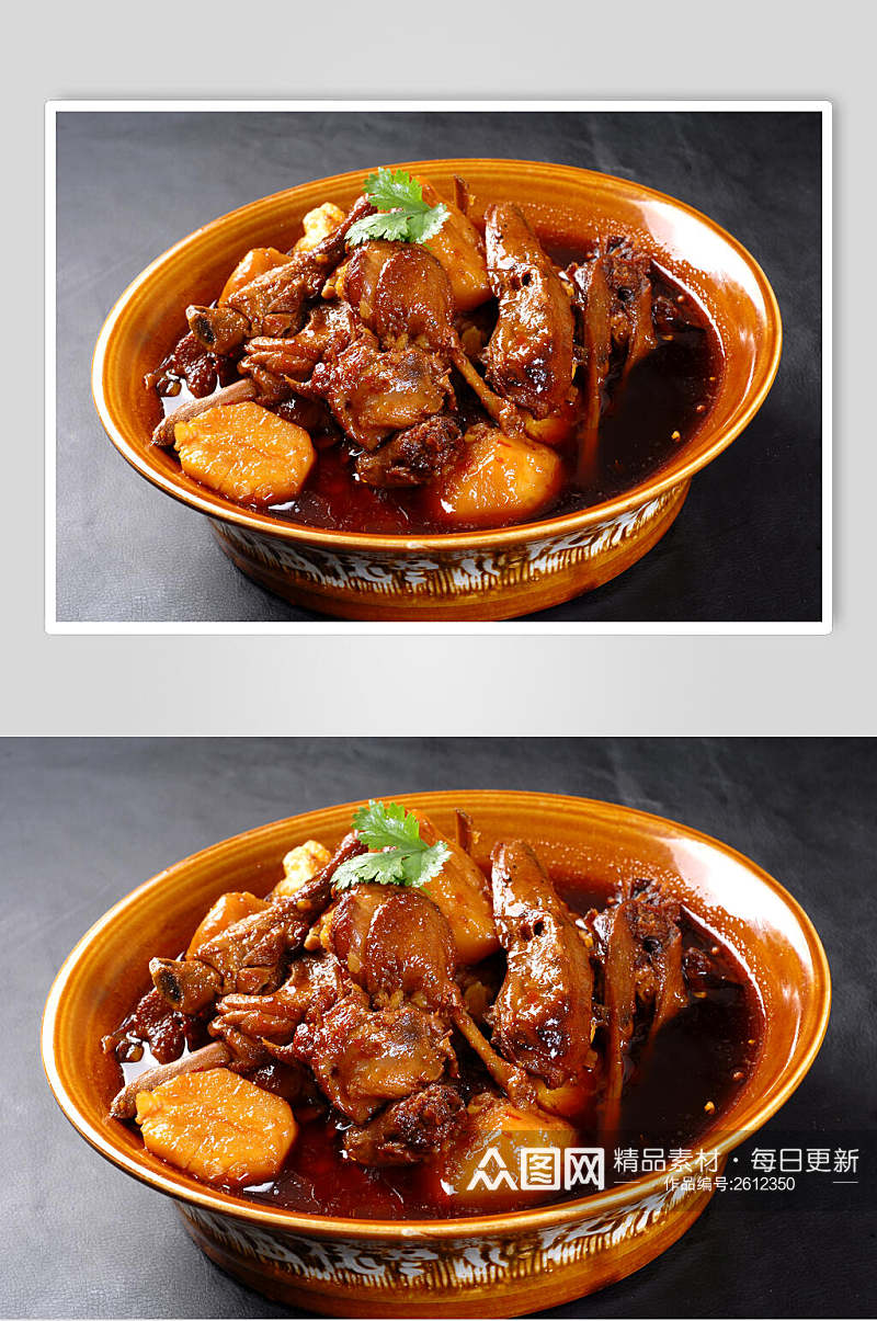 特色巴山红江鸭食品高清图片素材