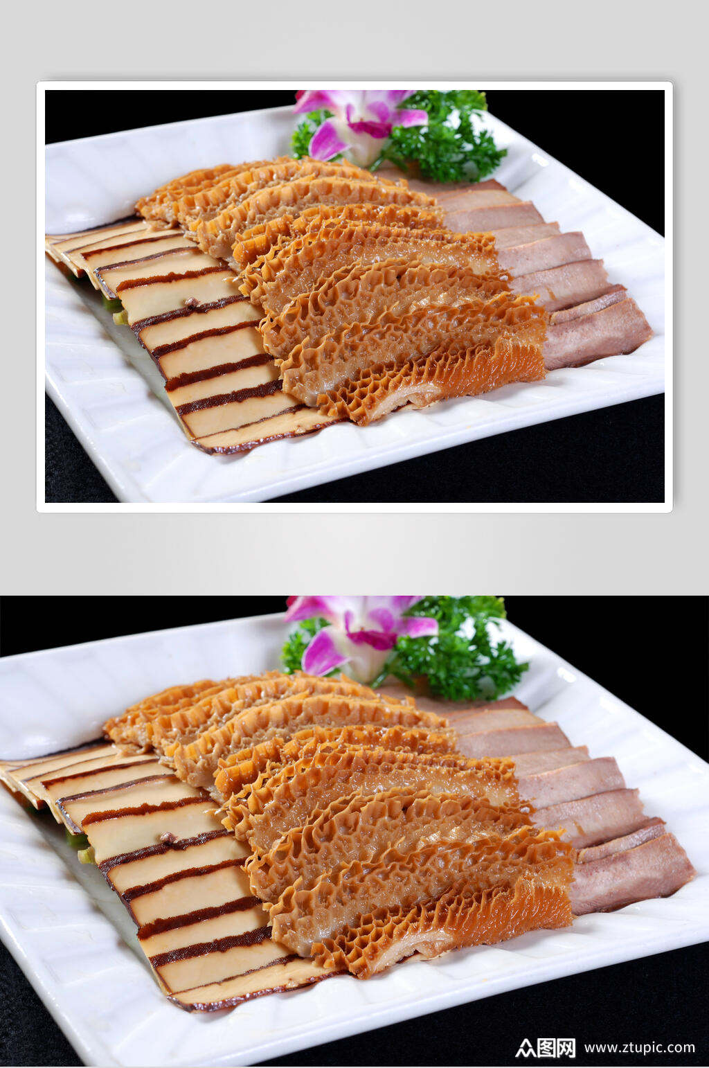 招牌荤菜卤菜冷拼餐饮高清图片