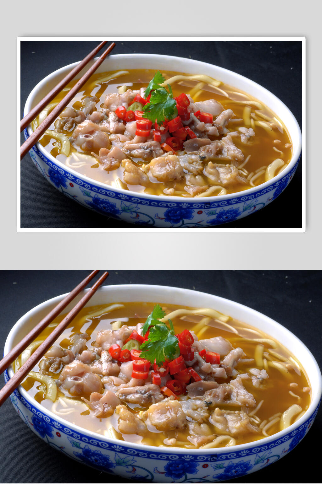 招牌芋粉牛蛙食物高清图片素材