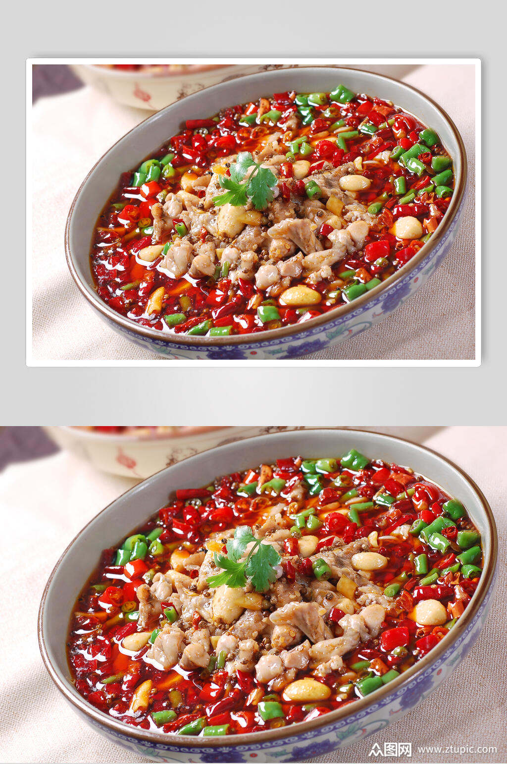 招牌飘香牛蛙食物高清图片素材