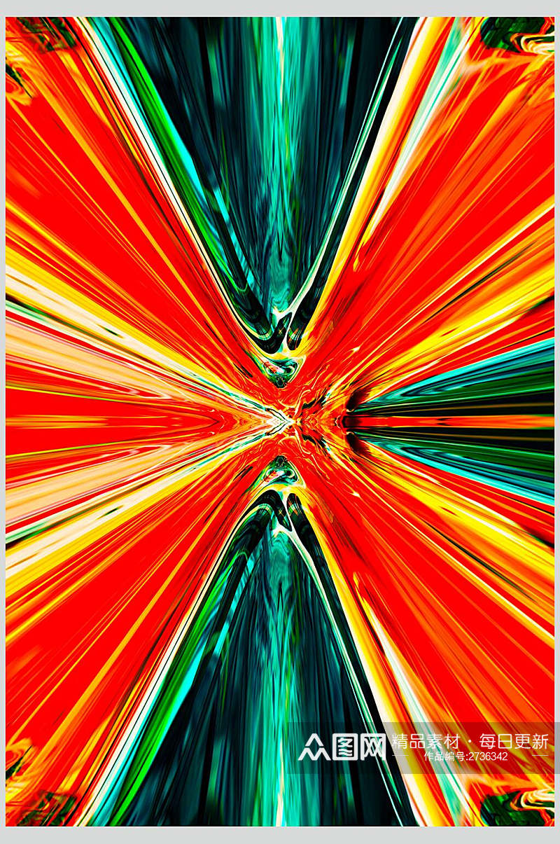 红绿色放射性几何形状背景贴图高清图片素材
