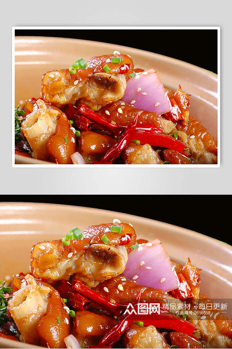 香锅美蹄食物高清图片素材