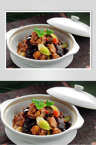 小香菇鸡煲食品高清图片