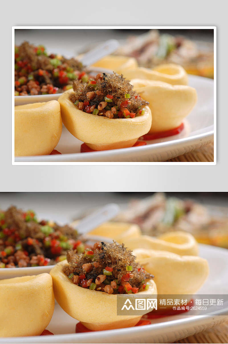 竹燕窝窝头餐饮食品图片素材