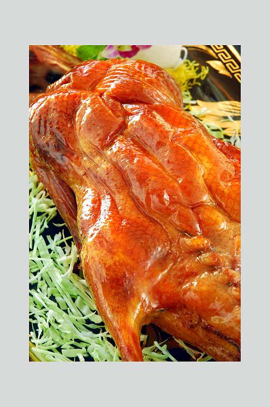 飘香烤鸭卤菜冷拼餐饮高清图片