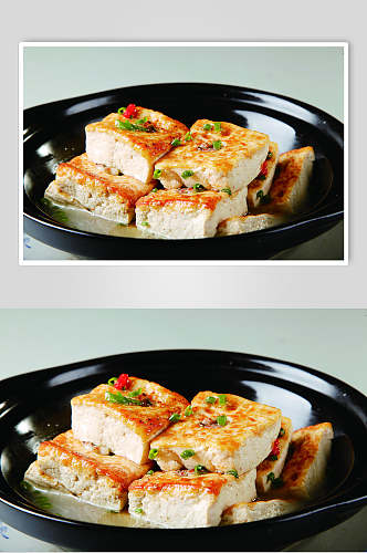 客家豆腐煲食物高清图片