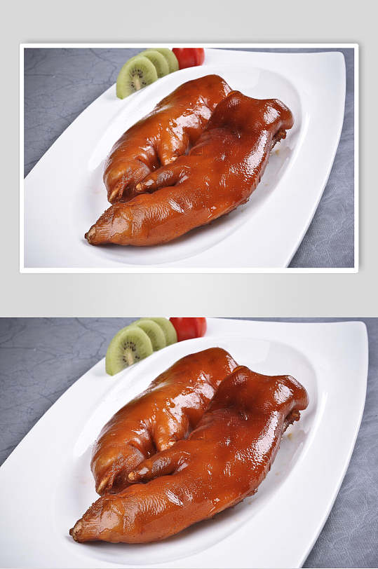 猪蹄卤菜冷拼餐饮食物图片