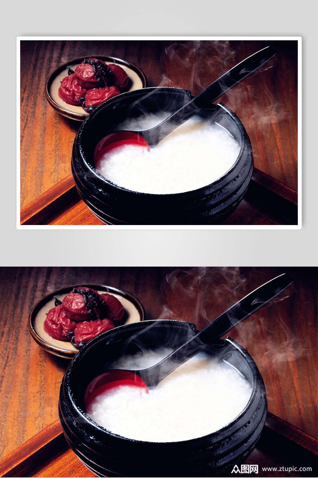 唯美大米粥食品摄影图片素材